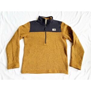 Men's The North Face Gordon Lyons Fleece 1/4 Zip Pullover Sweater Jacket Sz S